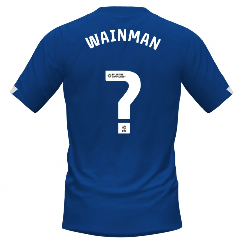 Danxen Dames Theo Wainman #0 Blauw Wit Thuisshirt Thuistenue 2025/26 T-Shirt België