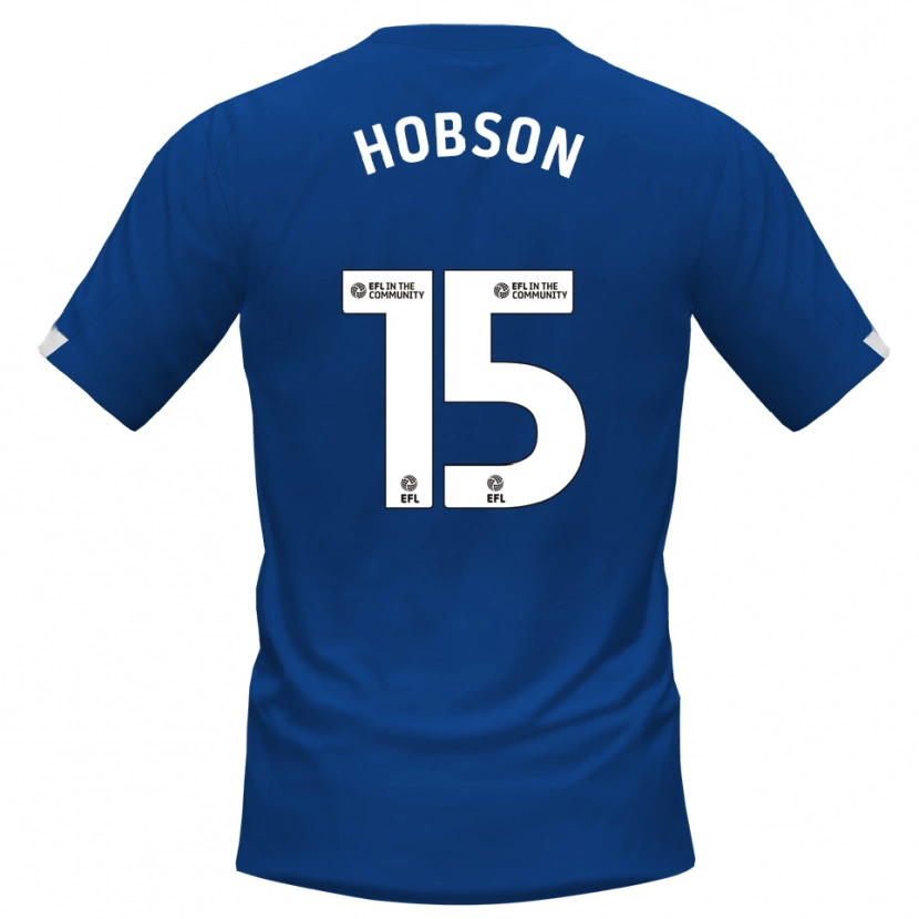Danxen Dames Bailey Hobson #15 Blauw Wit Thuisshirt Thuistenue 2025/26 T-Shirt België