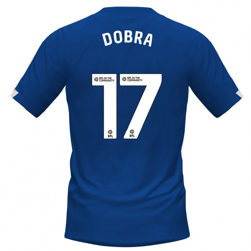 Danxen Dames Armando Dobra #17 Blauw Wit Thuisshirt Thuistenue 2025/26 T-Shirt België