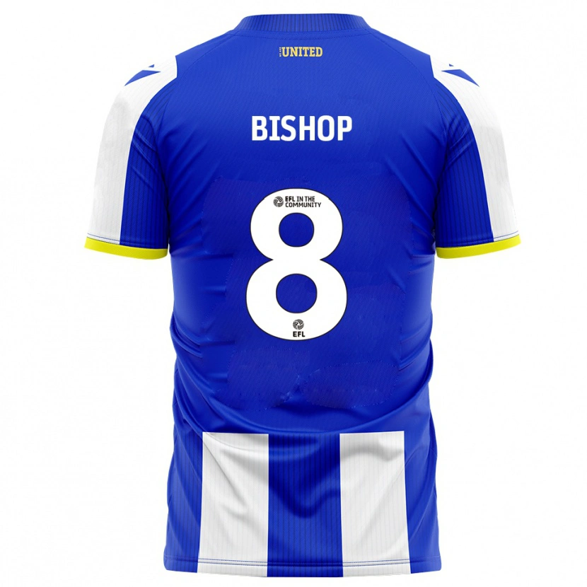Danxen Dames Teddy Bishop #8 Blauw Wit Thuisshirt Thuistenue 2025/26 T-Shirt België