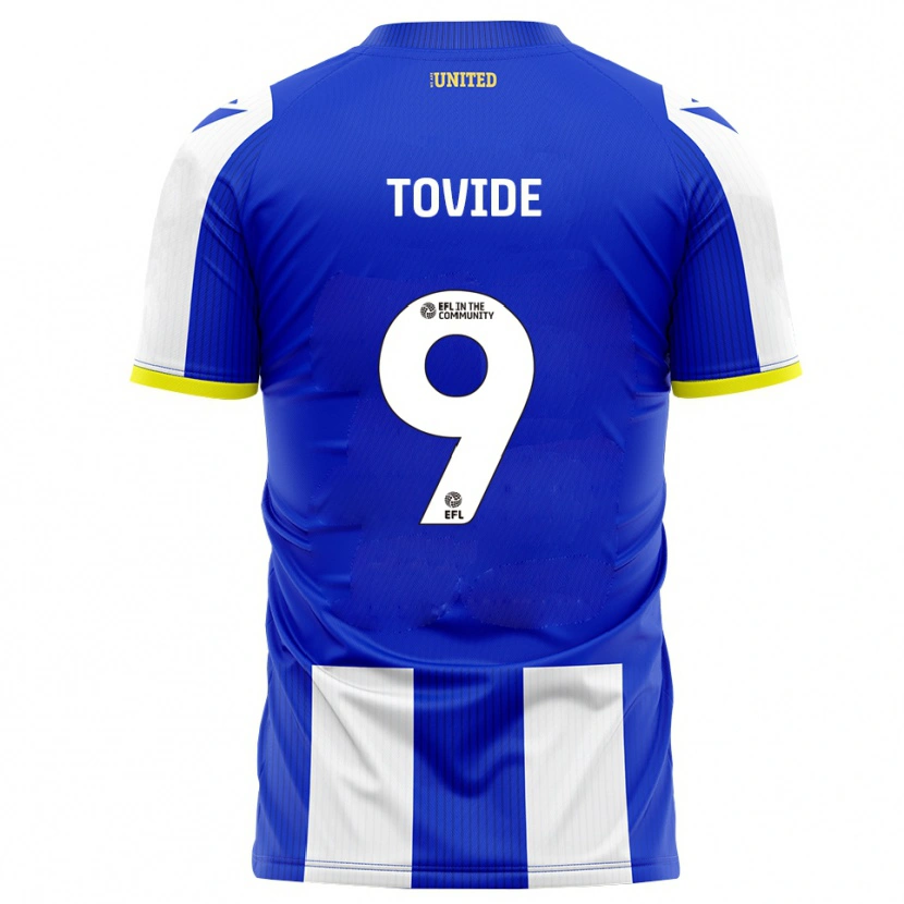 Danxen Dames Samson Tovide #9 Blauw Wit Thuisshirt Thuistenue 2025/26 T-Shirt België