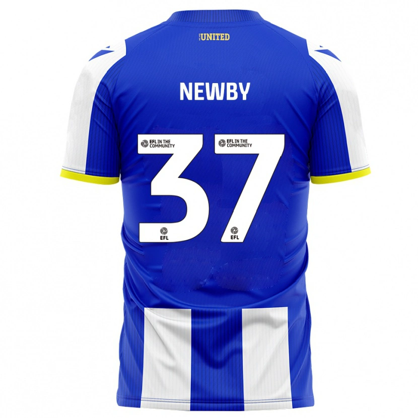 Danxen Dames Alfie Newby #37 Blauw Wit Thuisshirt Thuistenue 2025/26 T-Shirt België