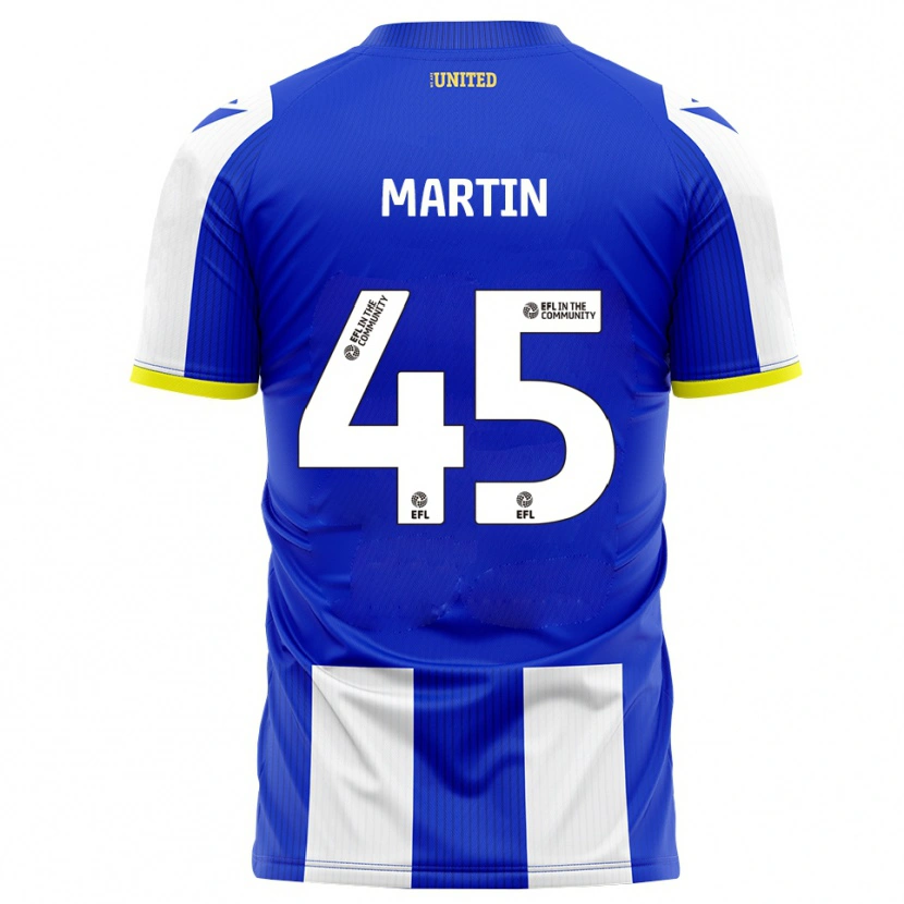 Danxen Dames Kai Martin #45 Blauw Wit Thuisshirt Thuistenue 2025/26 T-Shirt België
