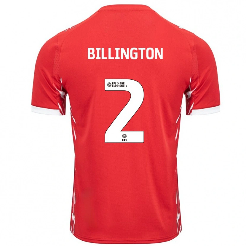 Danxen Dames Lewis Billington #2 Rood Wit Thuisshirt Thuistenue 2025/26 T-Shirt België
