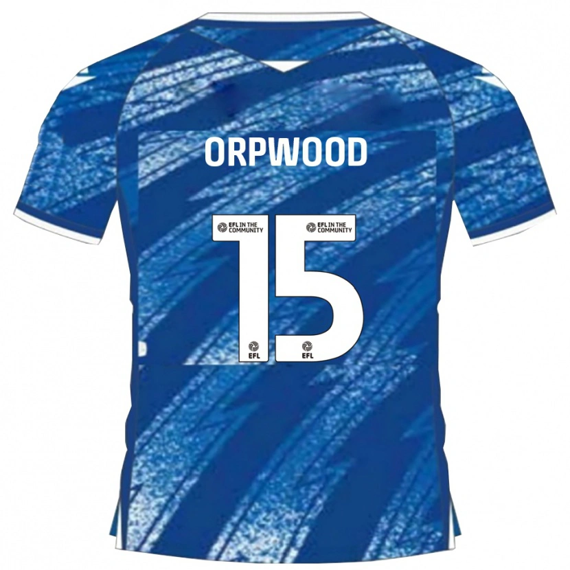 Danxen Dames Jo Orpwood #15 Blauw Wit Thuisshirt Thuistenue 2025/26 T-Shirt België