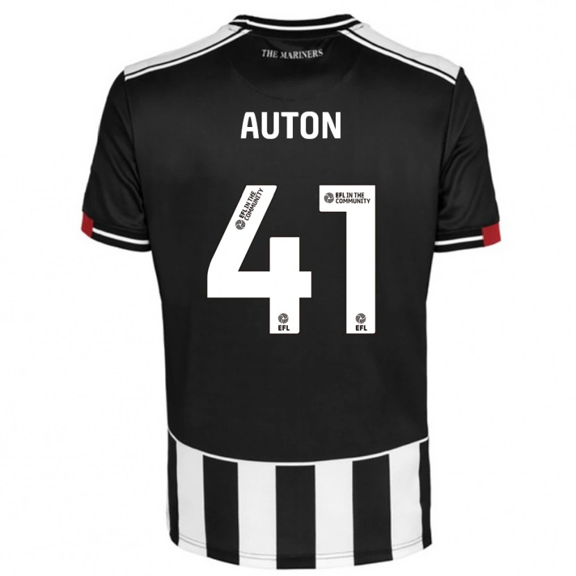 Danxen Dames Sebastian Auton #41 Zwart Wit Rood Thuisshirt Thuistenue 2025/26 T-Shirt België