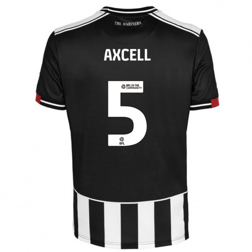 Danxen Dames Finley Axcell #5 Zwart Wit Rood Thuisshirt Thuistenue 2025/26 T-Shirt België