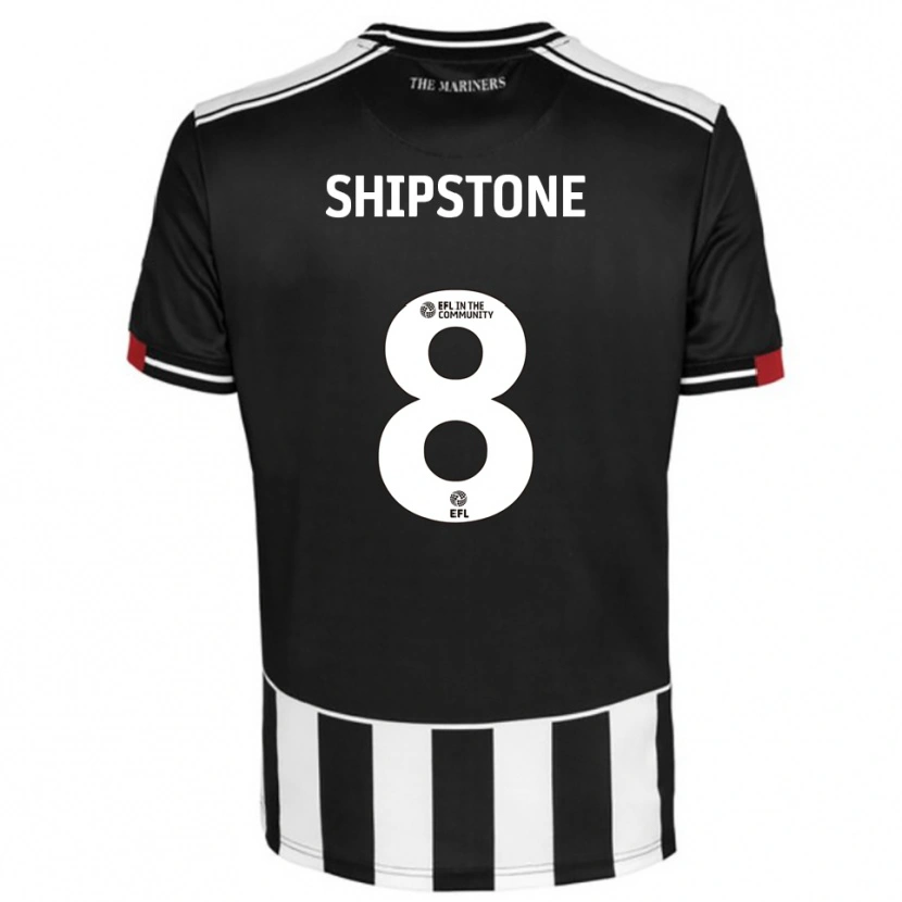 Danxen Dames Harry Shipstone #8 Zwart Wit Rood Thuisshirt Thuistenue 2025/26 T-Shirt België