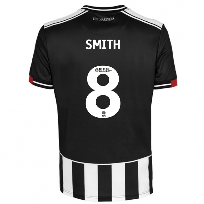 Danxen Dames Elliot Smith #8 Zwart Wit Rood Thuisshirt Thuistenue 2025/26 T-Shirt België