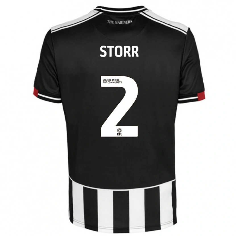 Danxen Dames Callum Storr #2 Zwart Wit Rood Thuisshirt Thuistenue 2025/26 T-Shirt België