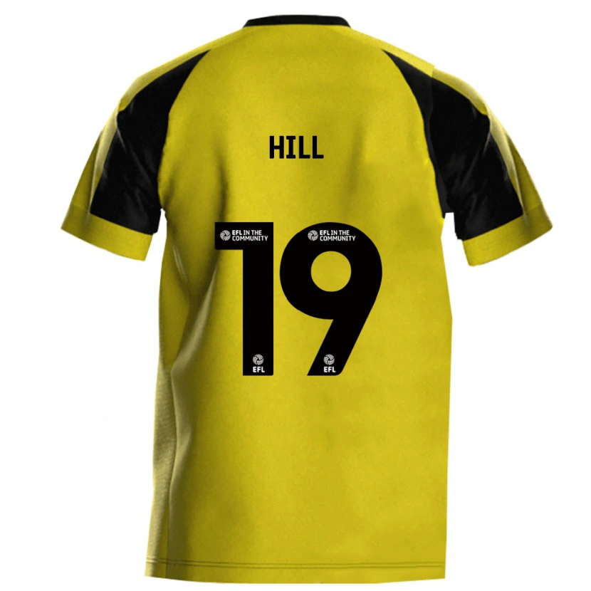 Danxen Dames Tom Hill #19 Geel Grijs Thuisshirt Thuistenue 2025/26 T-Shirt België