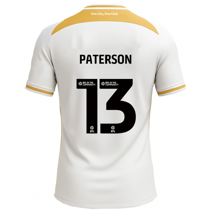 Danxen Dames Callum Paterson #13 Wit Goud Thuisshirt Thuistenue 2025/26 T-Shirt België