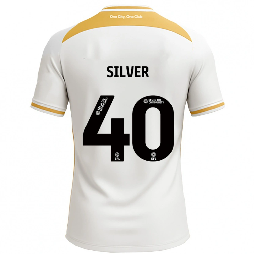 Danxen Dames Rian Silver #40 Wit Goud Thuisshirt Thuistenue 2025/26 T-Shirt België