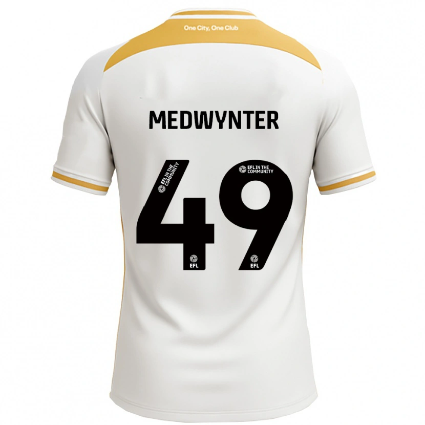 Danxen Dames Chase Medwynter #49 Wit Goud Thuisshirt Thuistenue 2025/26 T-Shirt België