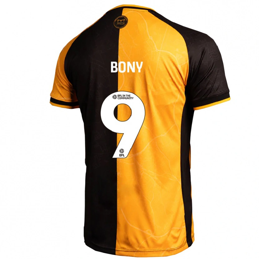 Danxen Dames Orphee Bony #9 Geel Zwart Thuisshirt Thuistenue 2025/26 T-Shirt België