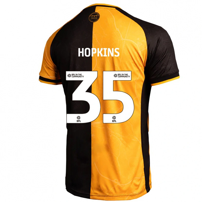 Danxen Dames Bailey Hopkins #35 Geel Zwart Thuisshirt Thuistenue 2025/26 T-Shirt België