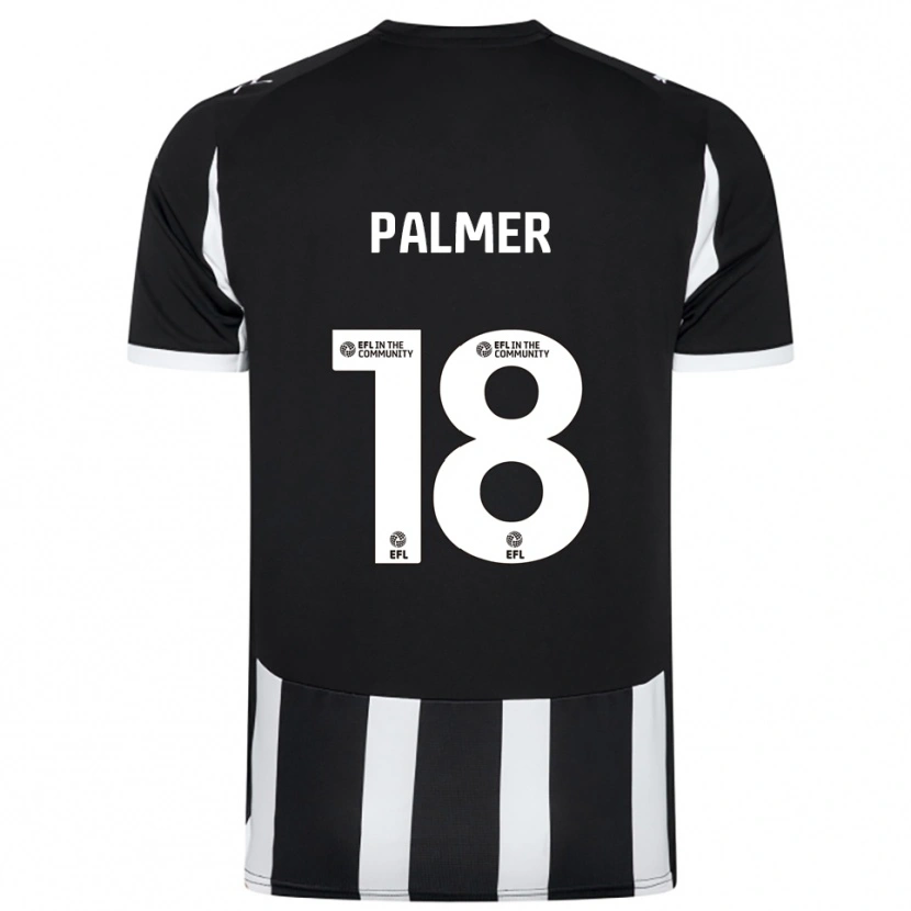 Danxen Dames Matt Palmer #18 Zwart Wit Thuisshirt Thuistenue 2025/26 T-Shirt België