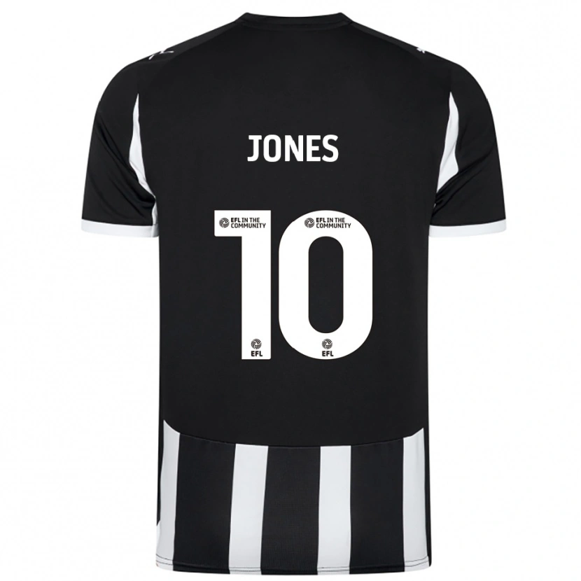 Danxen Dames Jodi Jones #10 Zwart Wit Thuisshirt Thuistenue 2025/26 T-Shirt België