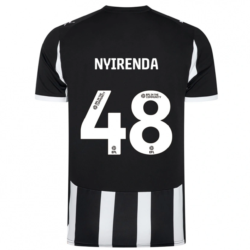 Danxen Dames Themba Nyirenda #48 Zwart Wit Thuisshirt Thuistenue 2025/26 T-Shirt België