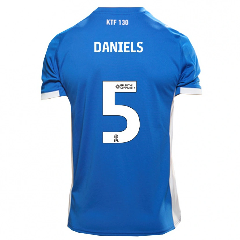 Danxen Dames Donervon Daniels #5 Blauw Wit Thuisshirt Thuistenue 2025/26 T-Shirt België