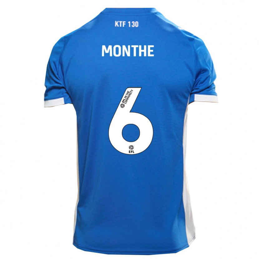 Danxen Dames Manny Monthe #6 Blauw Wit Thuisshirt Thuistenue 2025/26 T-Shirt België