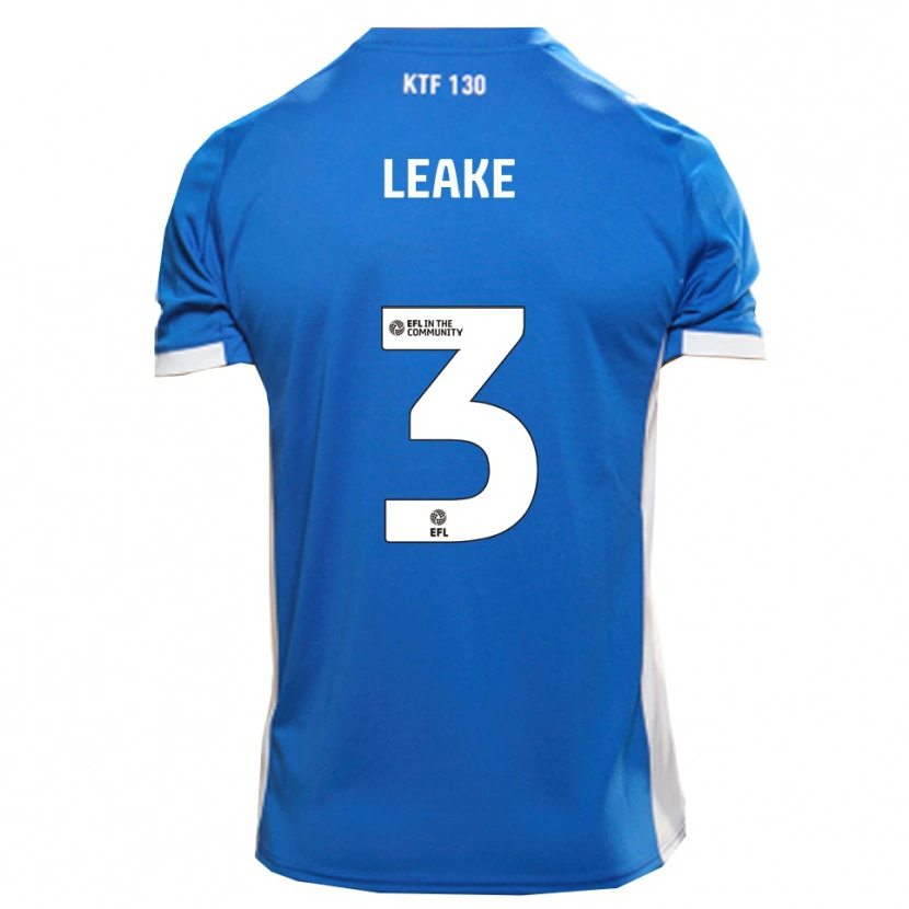 Danxen Dames Jake Leake #3 Blauw Wit Thuisshirt Thuistenue 2025/26 T-Shirt België