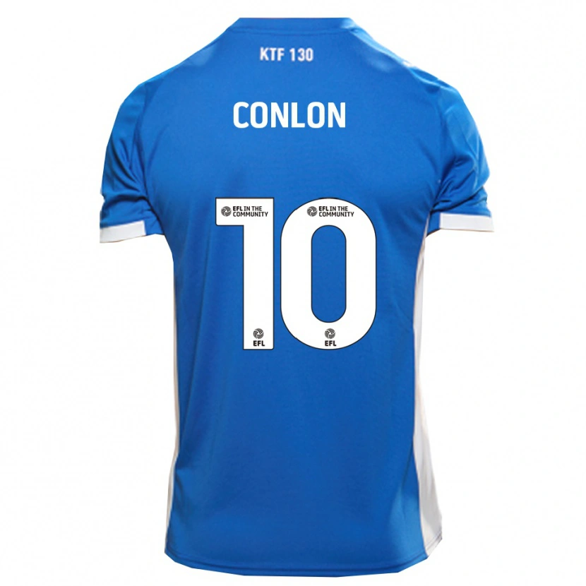 Danxen Dames Tom Conlon #10 Blauw Wit Thuisshirt Thuistenue 2025/26 T-Shirt België