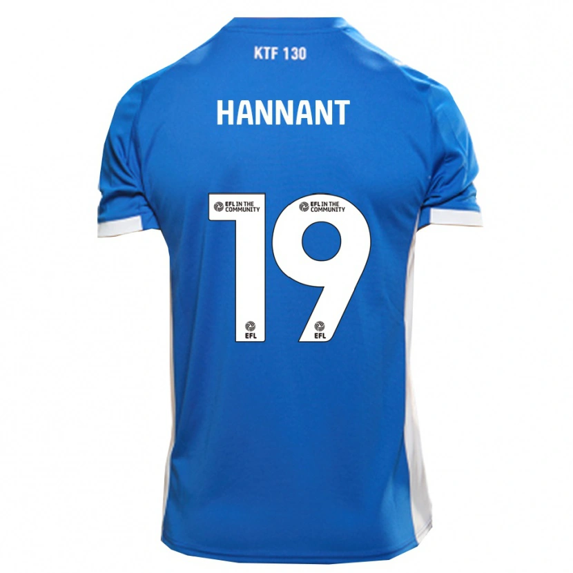 Danxen Dames Luke Hannant #19 Blauw Wit Thuisshirt Thuistenue 2025/26 T-Shirt België