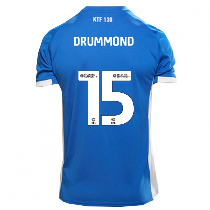 Danxen Dames Kane Drummond #15 Blauw Wit Thuisshirt Thuistenue 2025/26 T-Shirt België