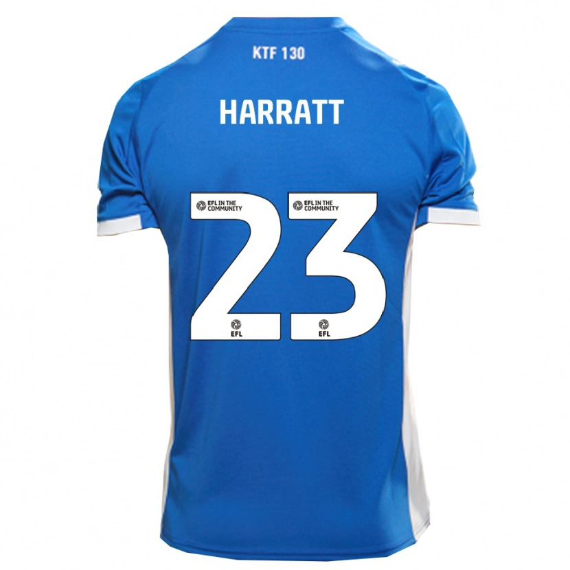 Danxen Dames Kian Harratt #23 Blauw Wit Thuisshirt Thuistenue 2025/26 T-Shirt België