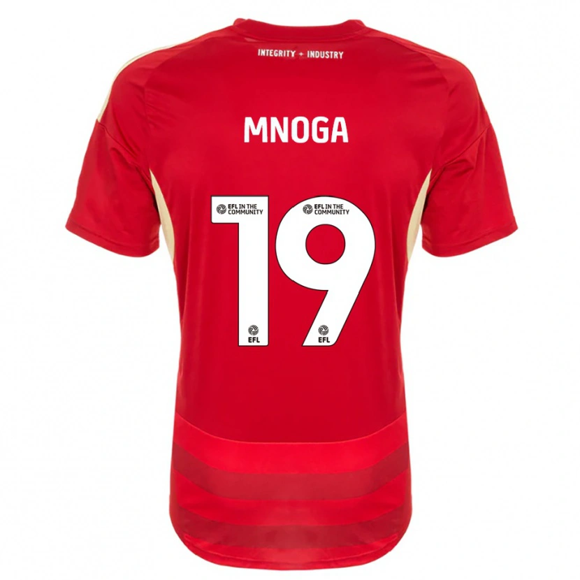 Danxen Dames Haji Mnoga #19 Rood Wit Thuisshirt Thuistenue 2025/26 T-Shirt België