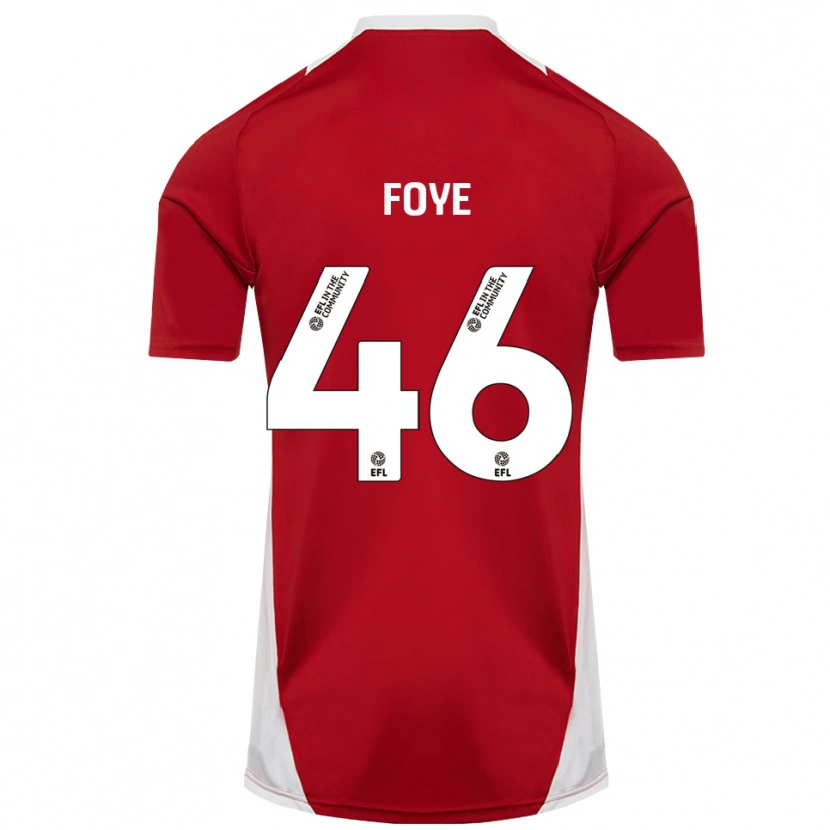 Danxen Dames Owen Foye #46 Rood Wit Goud Thuisshirt Thuistenue 2025/26 T-Shirt België