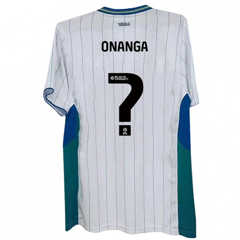 Danxen Dames Kiera Onanga #0 Wit Groen Blauw Thuisshirt Thuistenue 2025/26 T-Shirt België