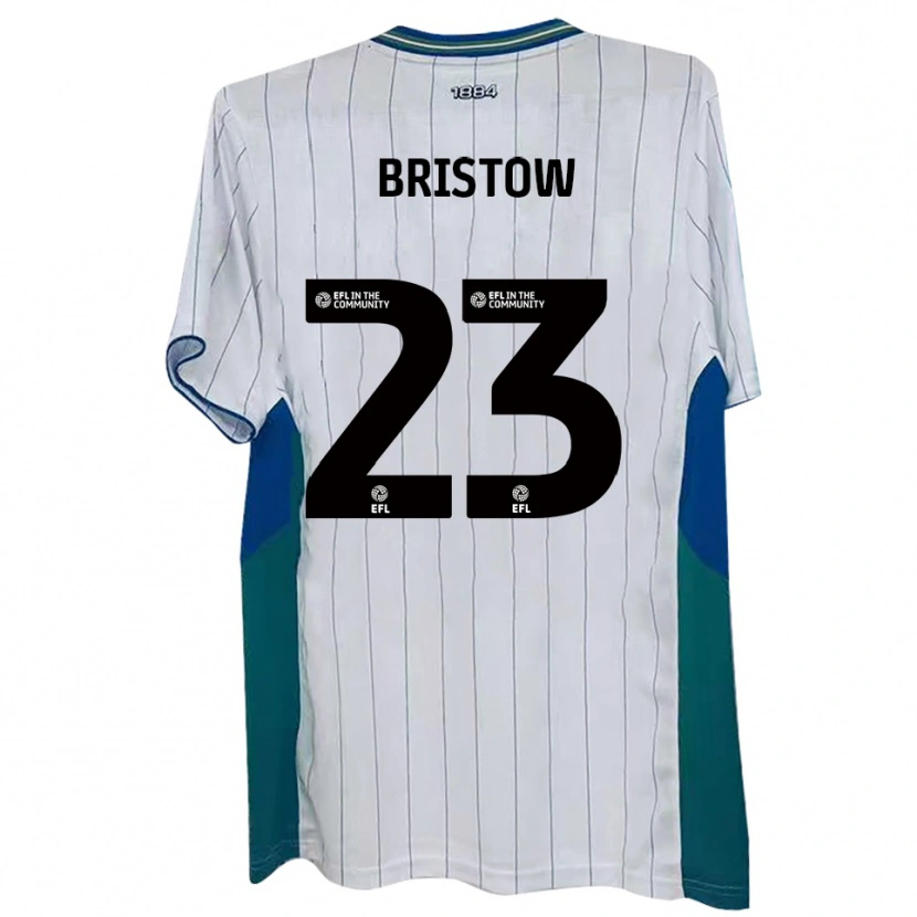 Danxen Dames Ethan Bristow #23 Wit Groen Blauw Thuisshirt Thuistenue 2025/26 T-Shirt België