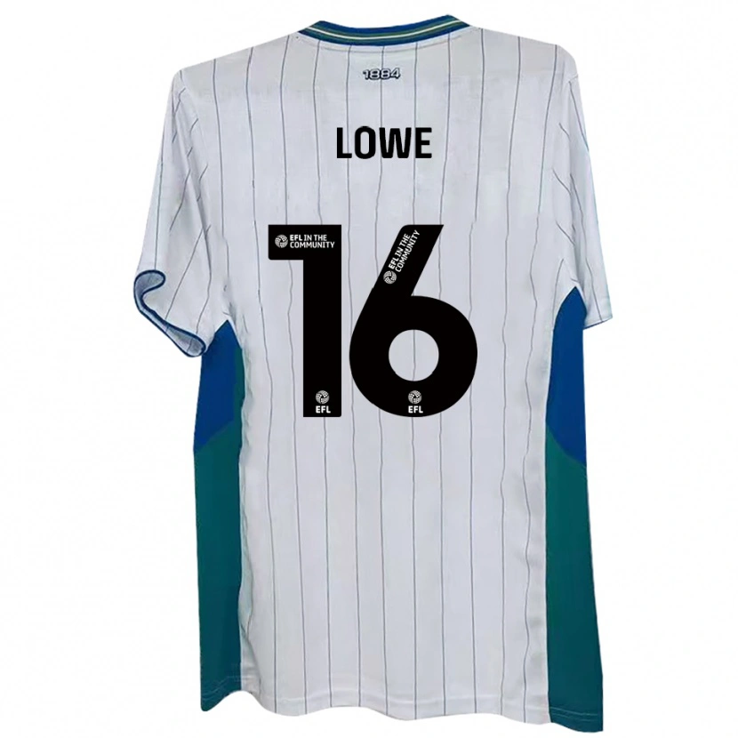 Danxen Dames Jason Lowe #16 Wit Groen Blauw Thuisshirt Thuistenue 2025/26 T-Shirt België
