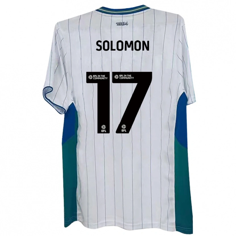 Danxen Dames Sol Solomon #17 Wit Groen Blauw Thuisshirt Thuistenue 2025/26 T-Shirt België