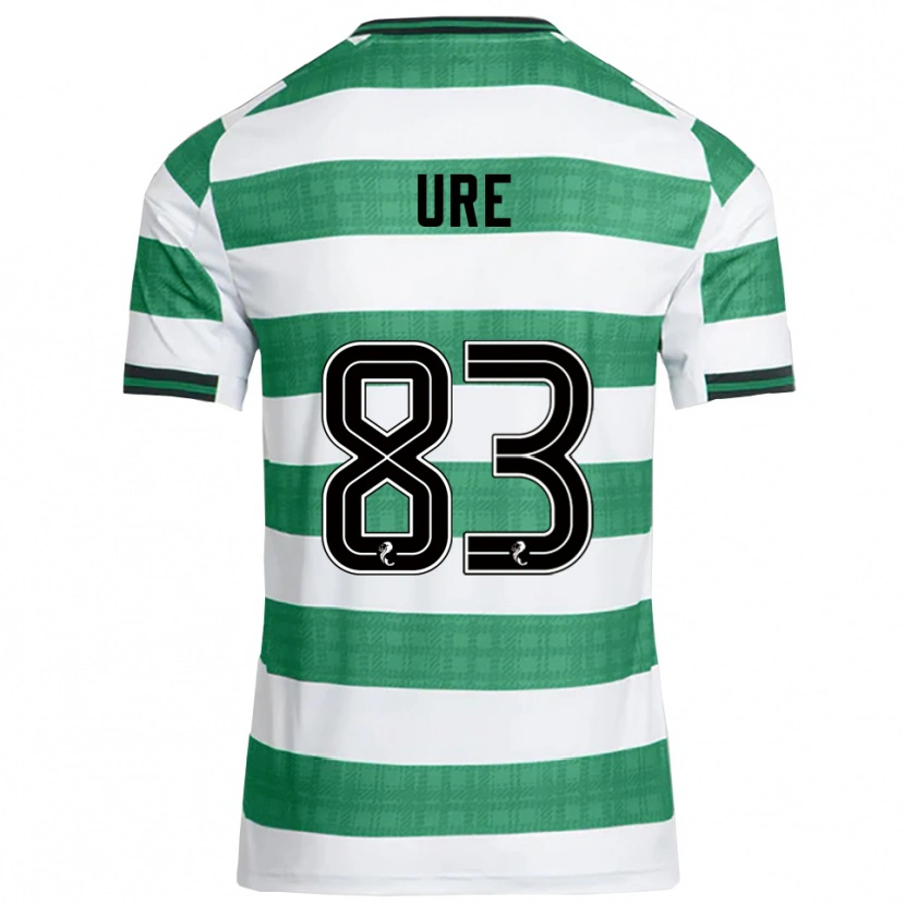 Danxen Dames Kyle Ure #83 Groen Wit Thuisshirt Thuistenue 2025/26 T-Shirt België