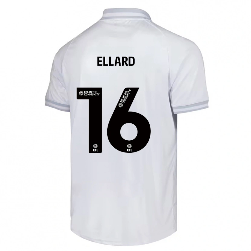 Danxen Dames Aston Ellard #16 Wit Grijs Zwart Uitshirt Uittenue 2025/26 T-Shirt België