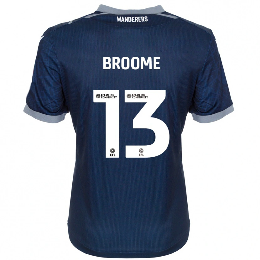 Danxen Dames Nathan Broome #13 Marine Grijs Uitshirt Uittenue 2025/26 T-Shirt België