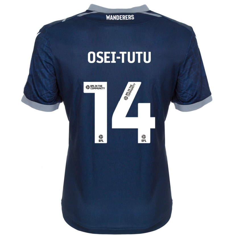 Danxen Dames Jordi Osei-Tutu #14 Marine Grijs Uitshirt Uittenue 2025/26 T-Shirt België