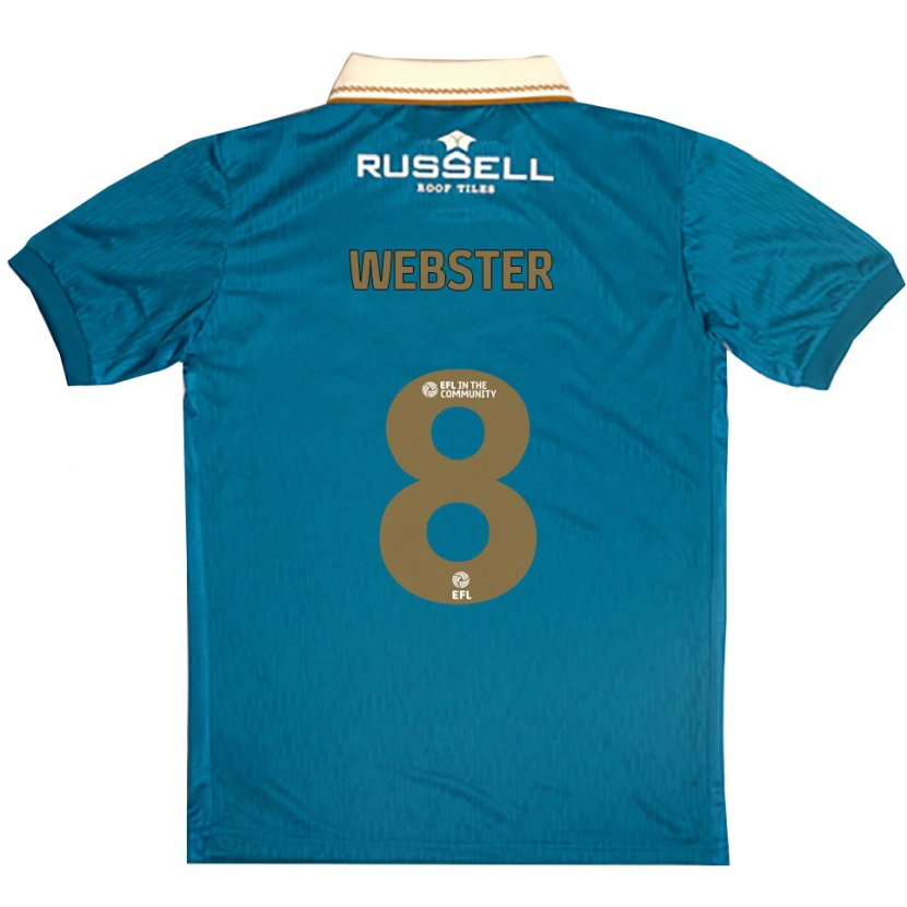 Danxen Dames Charlie Webster #8 Hemelsblauw Wit Uitshirt Uittenue 2025/26 T-Shirt België