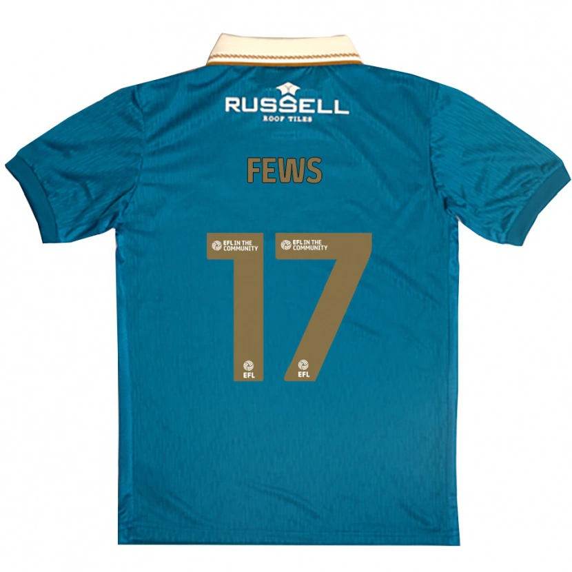 Danxen Dames Maddie Fews #17 Hemelsblauw Wit Uitshirt Uittenue 2025/26 T-Shirt België