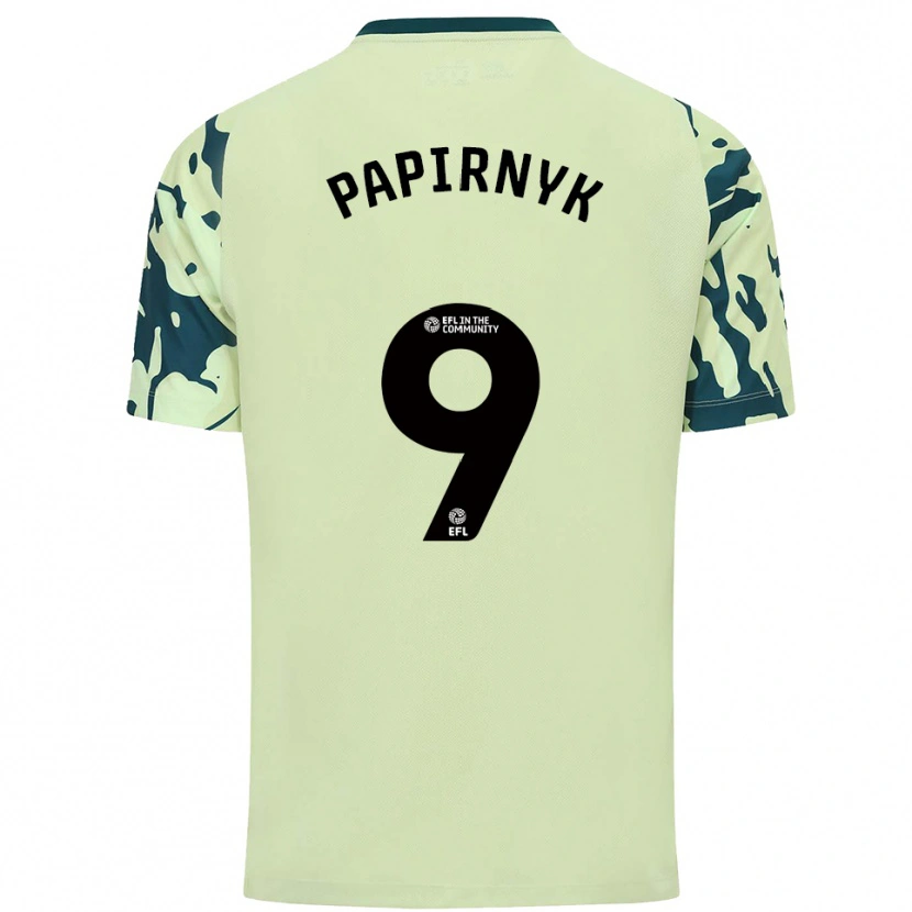 Danxen Dames Leo Papirnyk #9 Donkergroen Uitshirt Uittenue 2025/26 T-Shirt België
