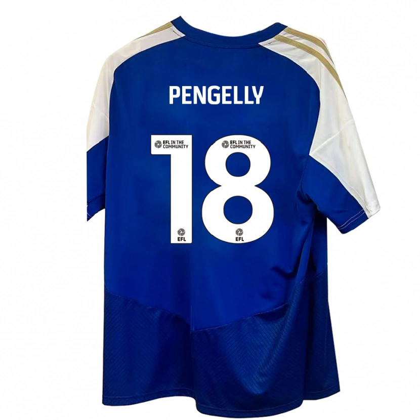 Danxen Dames Connie Pengelly #18 Blauw Wit Goud Uitshirt Uittenue 2025/26 T-Shirt België