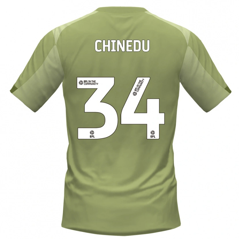 Danxen Dames Phillip Chinedu #34 Salie Champagne Uitshirt Uittenue 2025/26 T-Shirt België