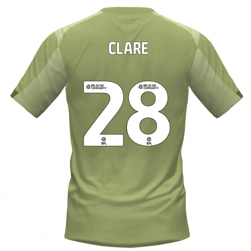 Danxen Dames Sean Clare #28 Salie Champagne Uitshirt Uittenue 2025/26 T-Shirt België