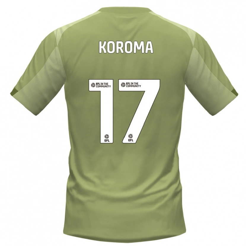 Danxen Dames Josh Koroma #17 Salie Champagne Uitshirt Uittenue 2025/26 T-Shirt België