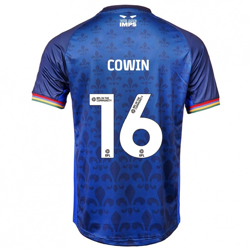 Danxen Dames William Cowin #16 Blauw Marine Uitshirt Uittenue 2025/26 T-Shirt België