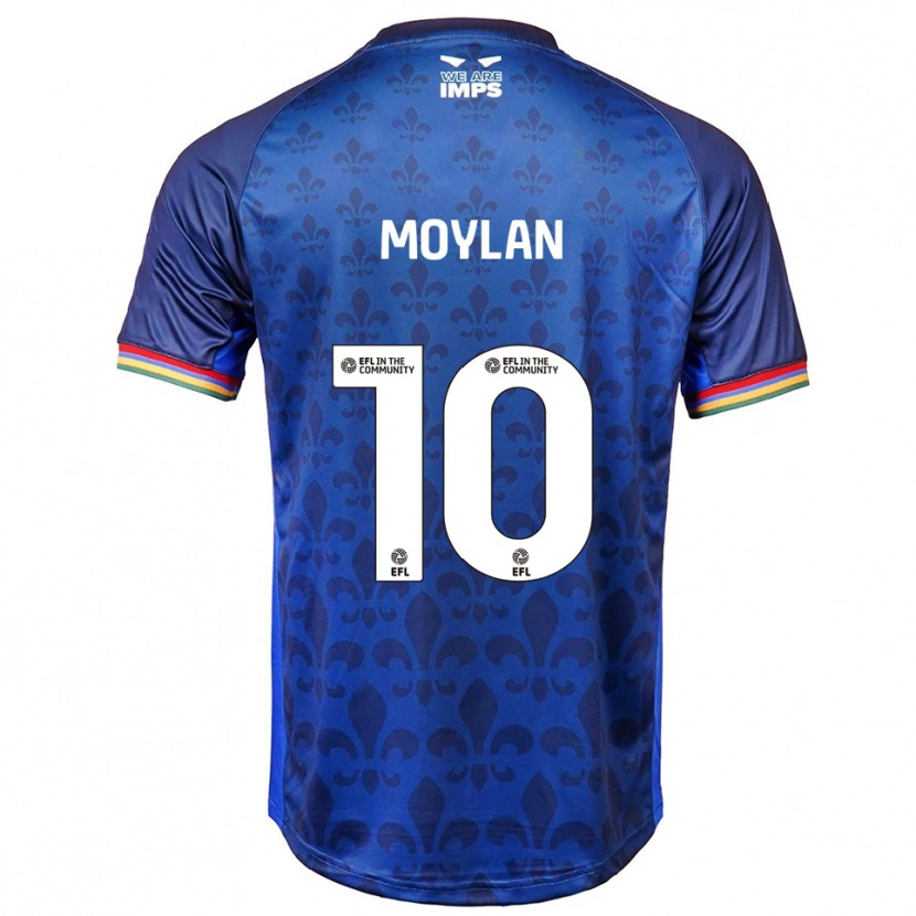Danxen Dames Jack Moylan #10 Blauw Marine Uitshirt Uittenue 2025/26 T-Shirt België