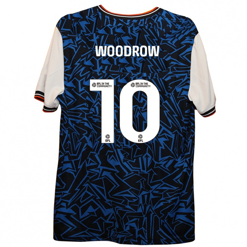 Danxen Dames Cauley Woodrow #10 Blauw Zwart Wit Uitshirt Uittenue 2025/26 T-Shirt België